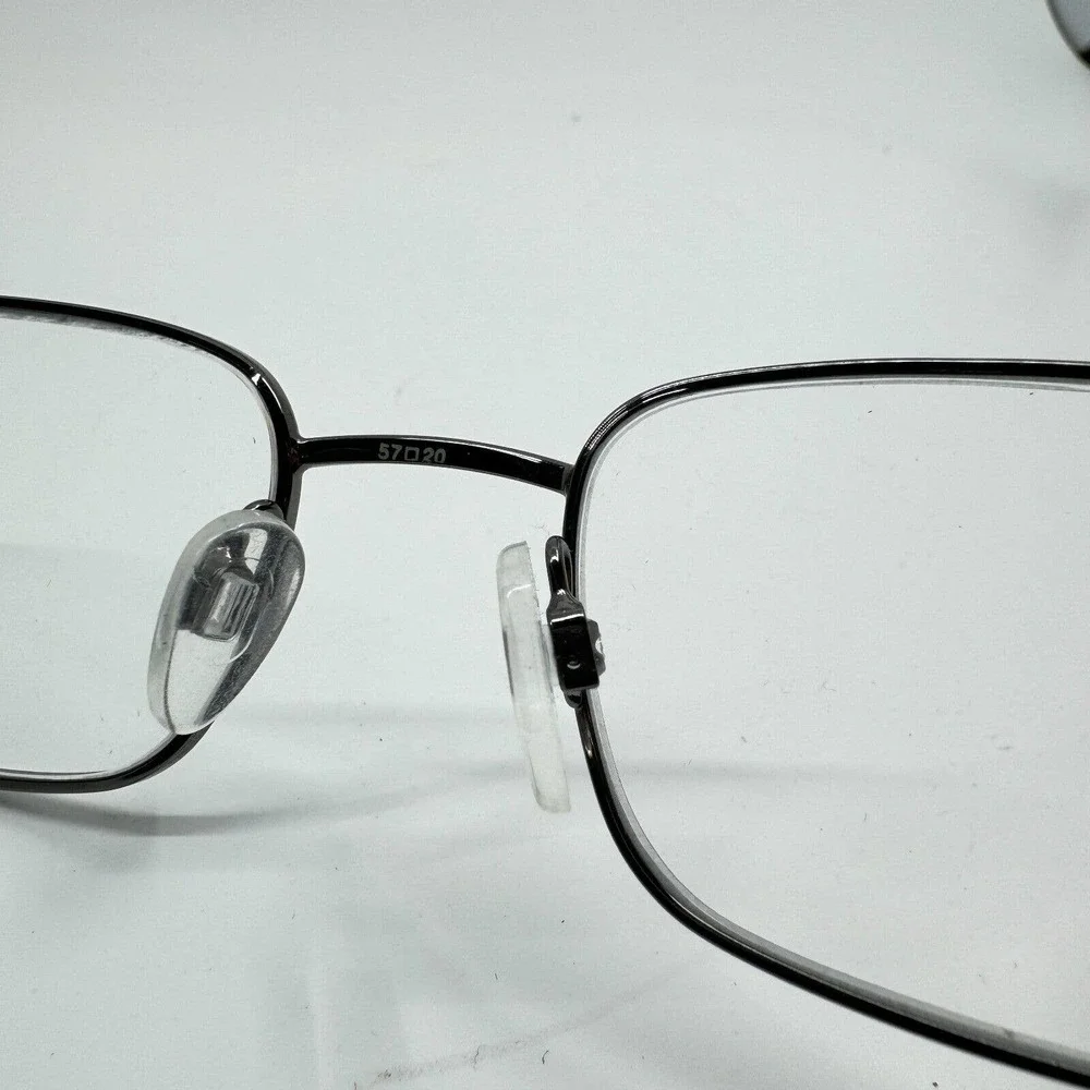 Stetson Eyeglasses Frames 285 ZYLOWARE 058 Brown Grey Rectangular 57-20‎ H9484